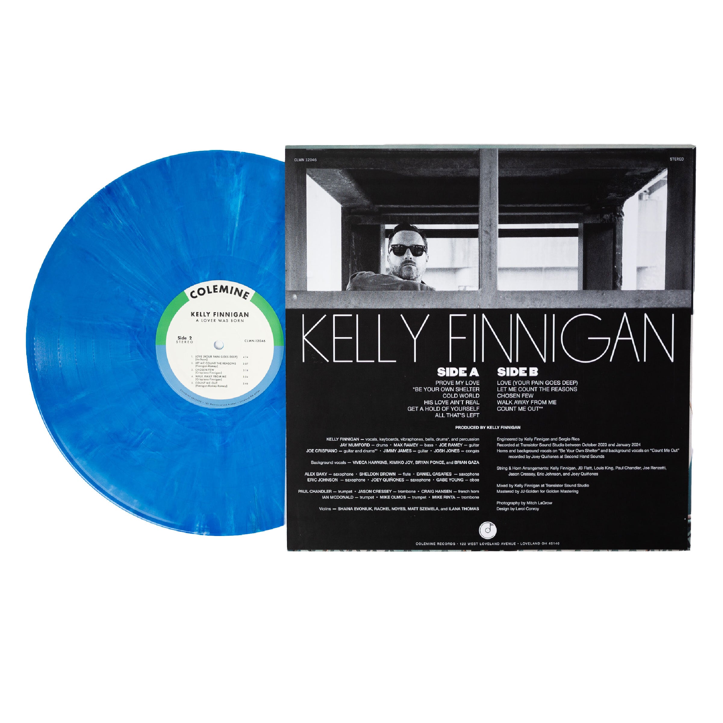 Kelly Finnigan - A Lover Was Born [Cyan Blue Vinyl]