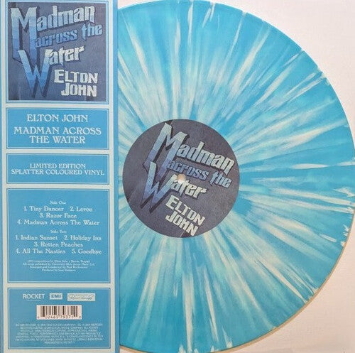 Elton John - Madman Across The Water [Light Blue Splatter Vinyl]