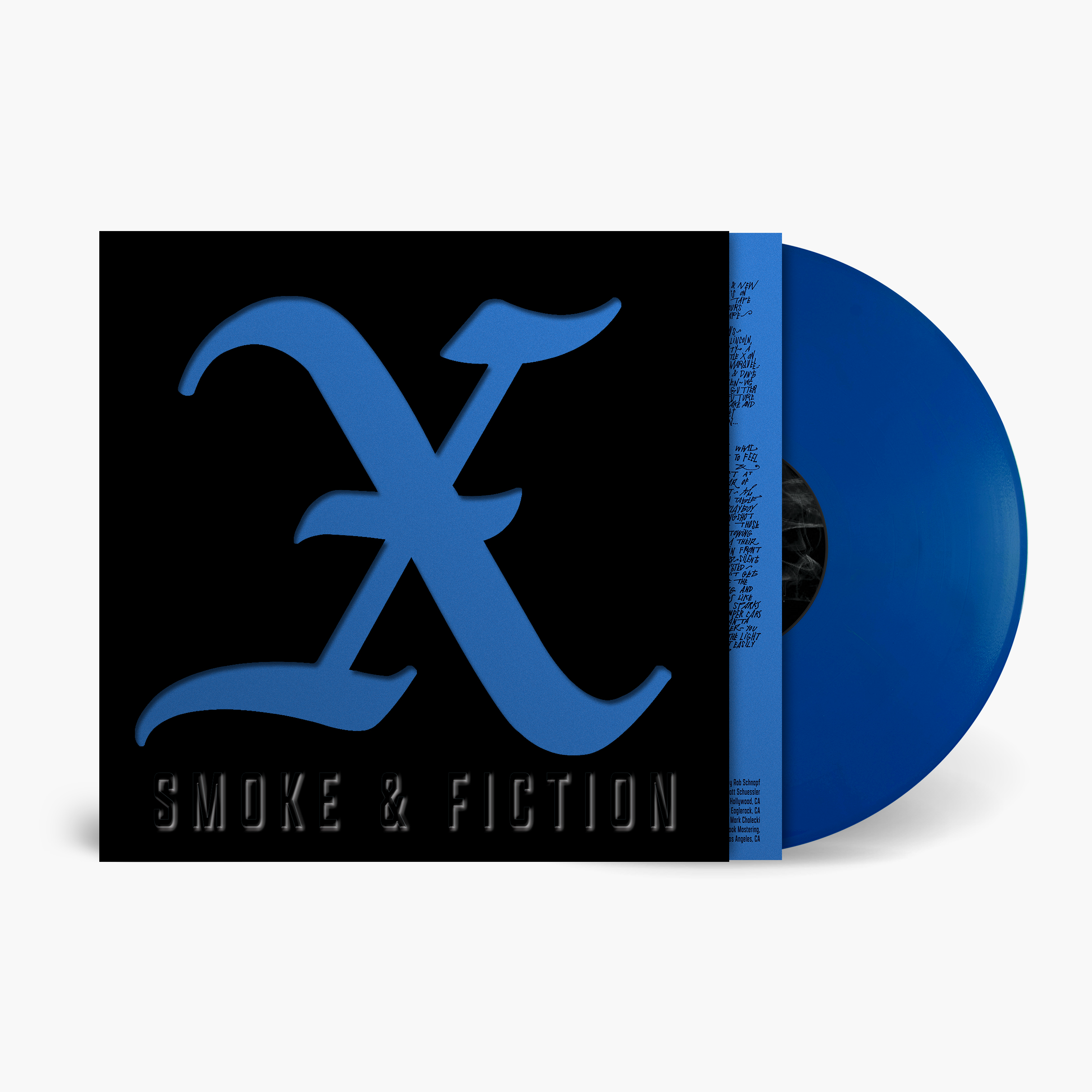 X - Smoke & Fiction [Indie-Exclusive Blue Vinyl]