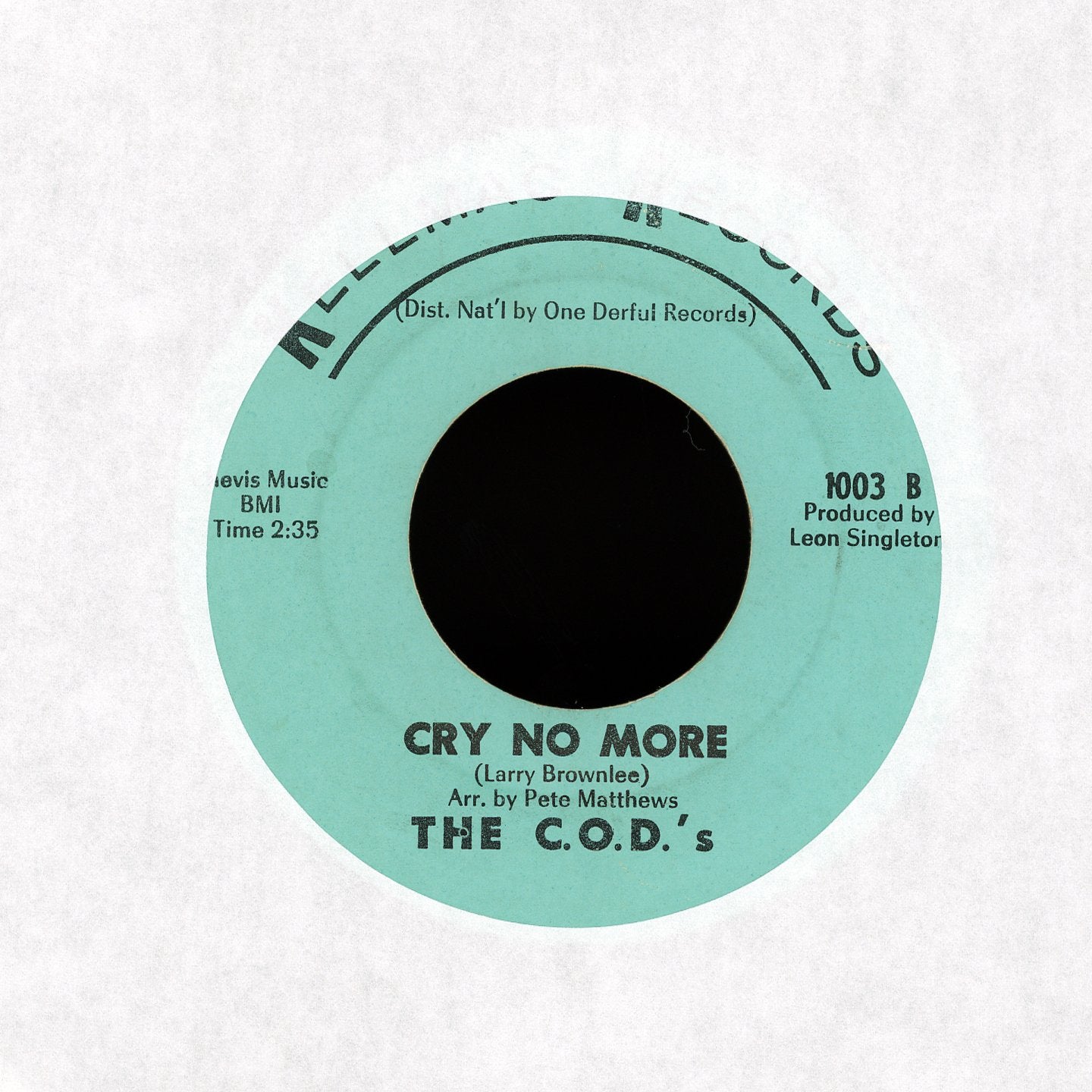 The C.O.D.'s - Michael on Kellmac Records Soul 45