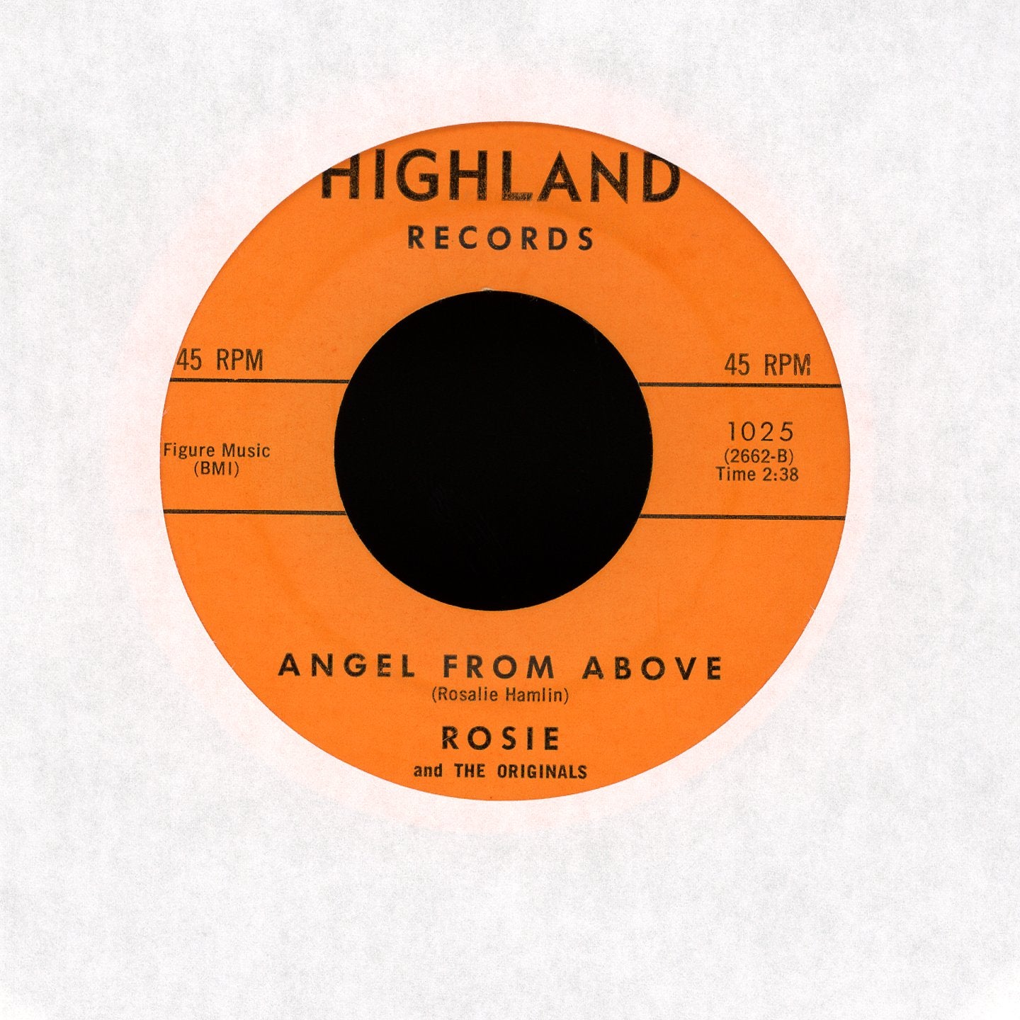 Rosie & The Originals - Why Did You Leave Me / Angel From Above on Highland Teen Doo Wop 45