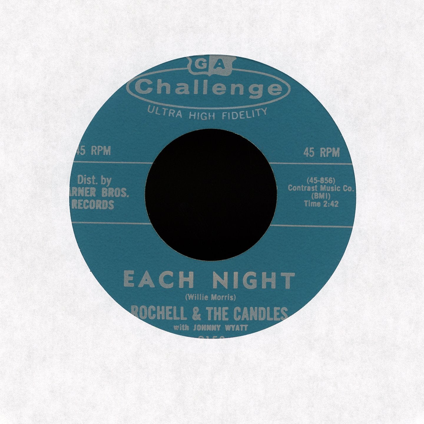 Rochell & The Candles - Each Night on Challenge Doo Wop 45