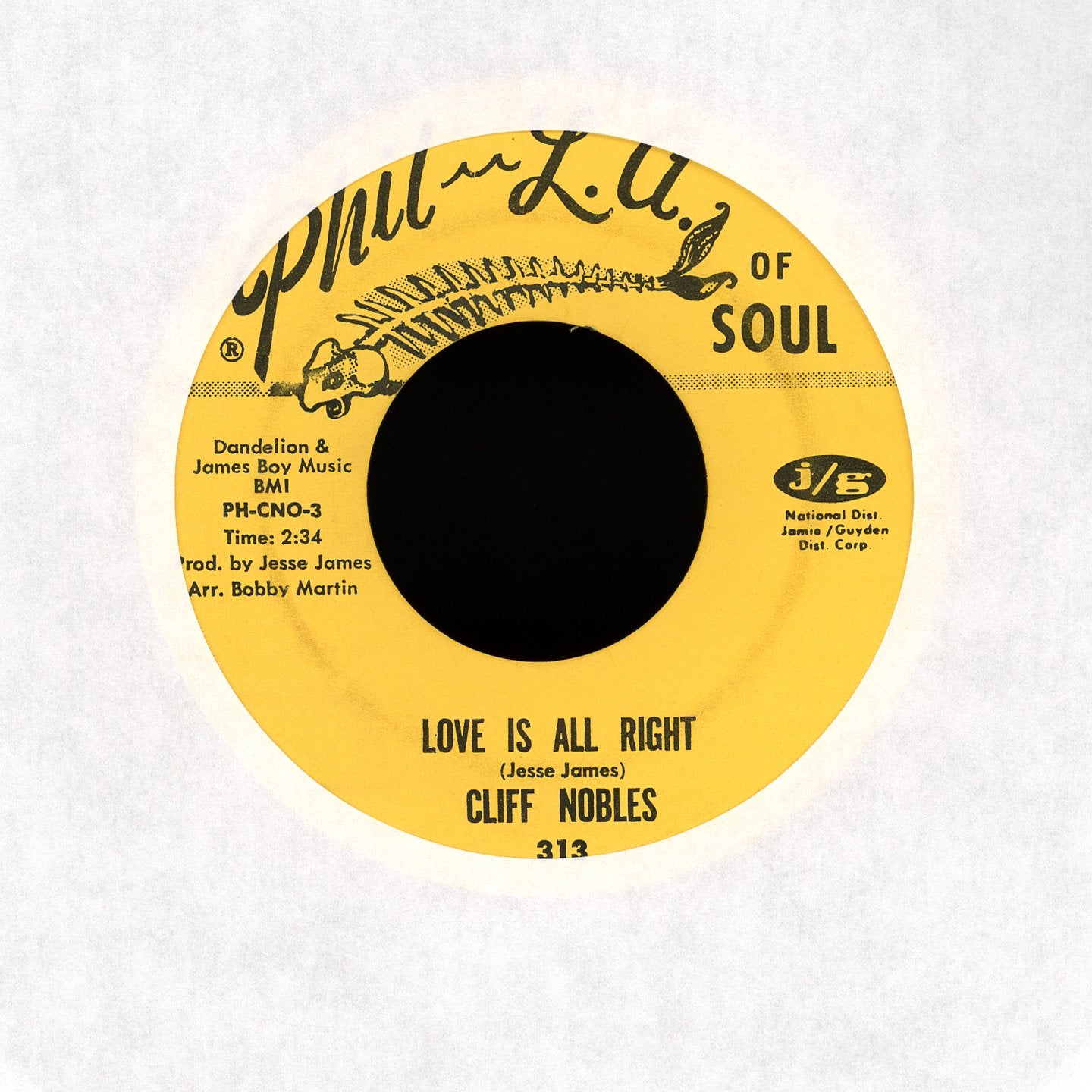 Cliff Nobles & Co - Love Is All Right / The Horse on Phil L.A. Of Northern Soul 45