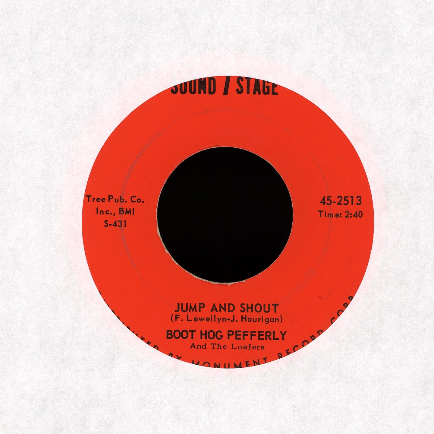 Boot Hog Pefferly And The Loafers - I'm Not Going To Work Today on  Sound Stage 7 Soul 45