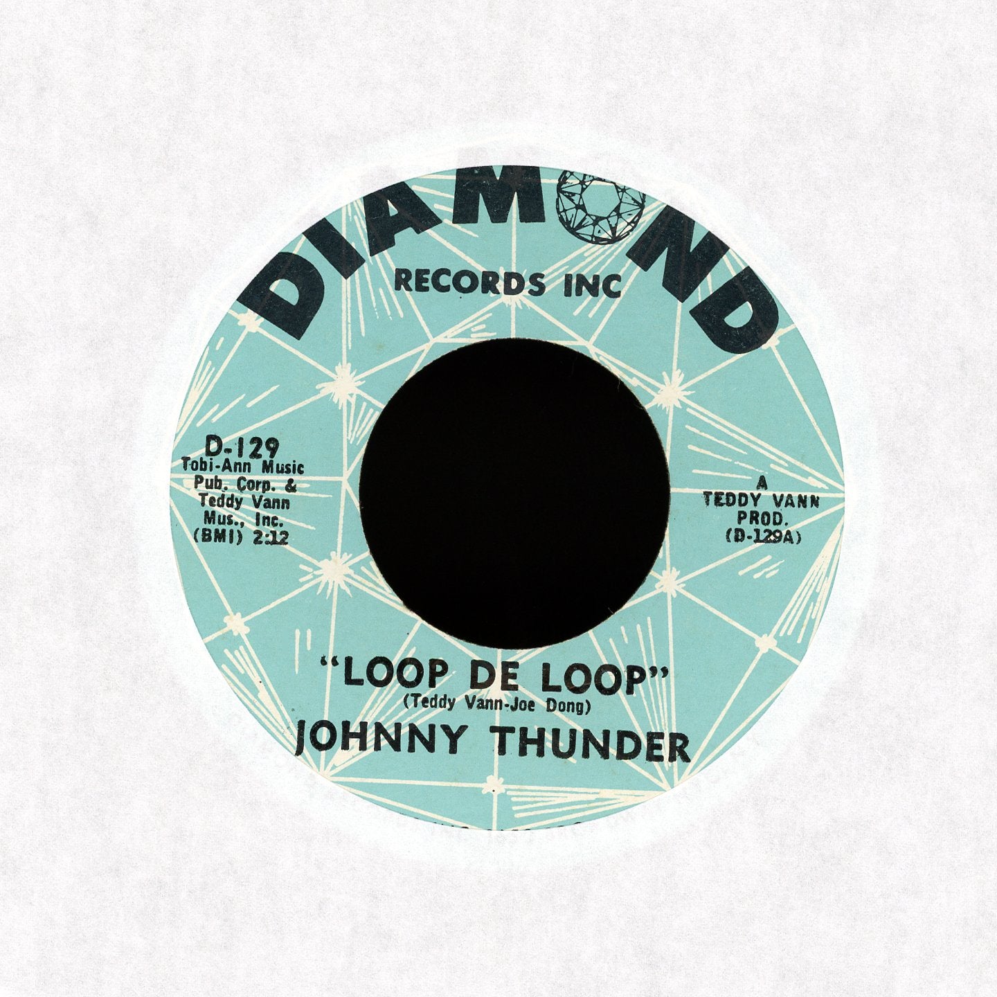 Johnny Thunder - Loop De Loop on Diamond Records R&B 45