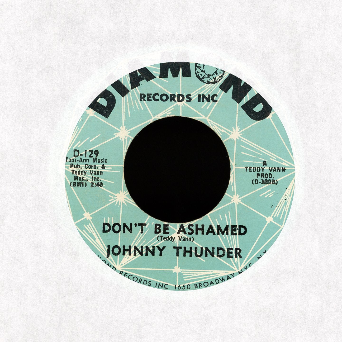 Johnny Thunder - Loop De Loop on Diamond Records R&B 45