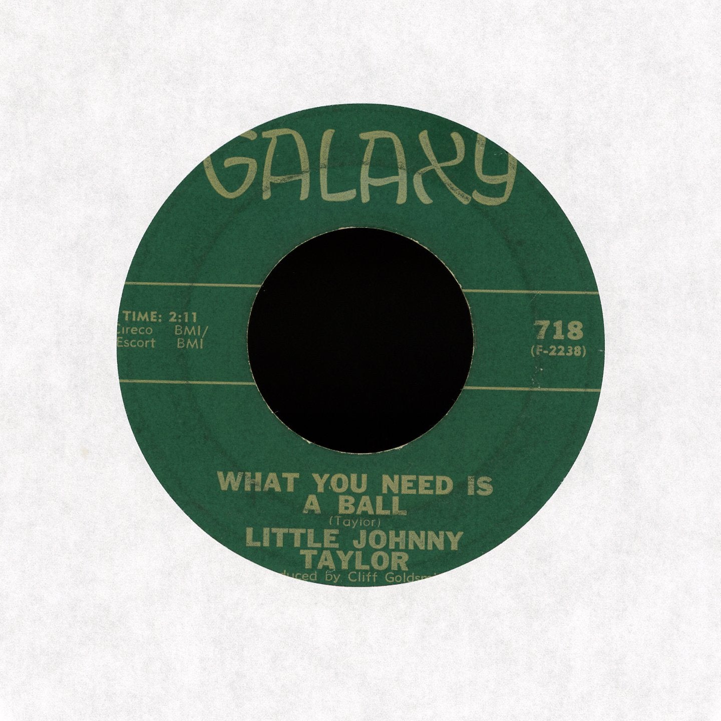 Little Johnny Taylor - You'll Need Another Favor on Galaxy R&B 45