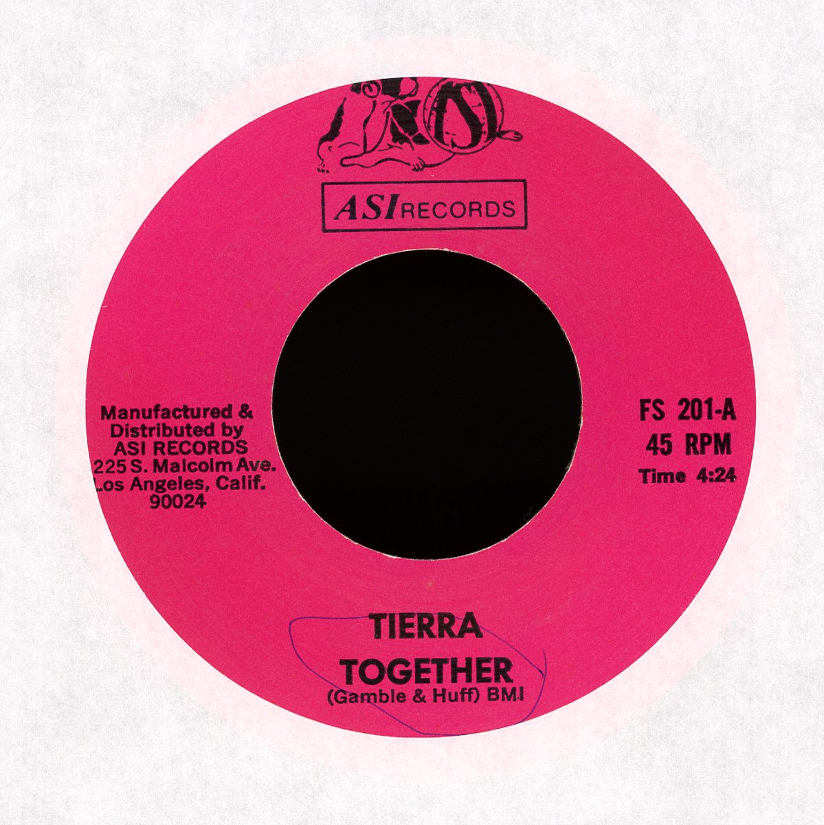 Tierra - Together on ASI Records Soul 45