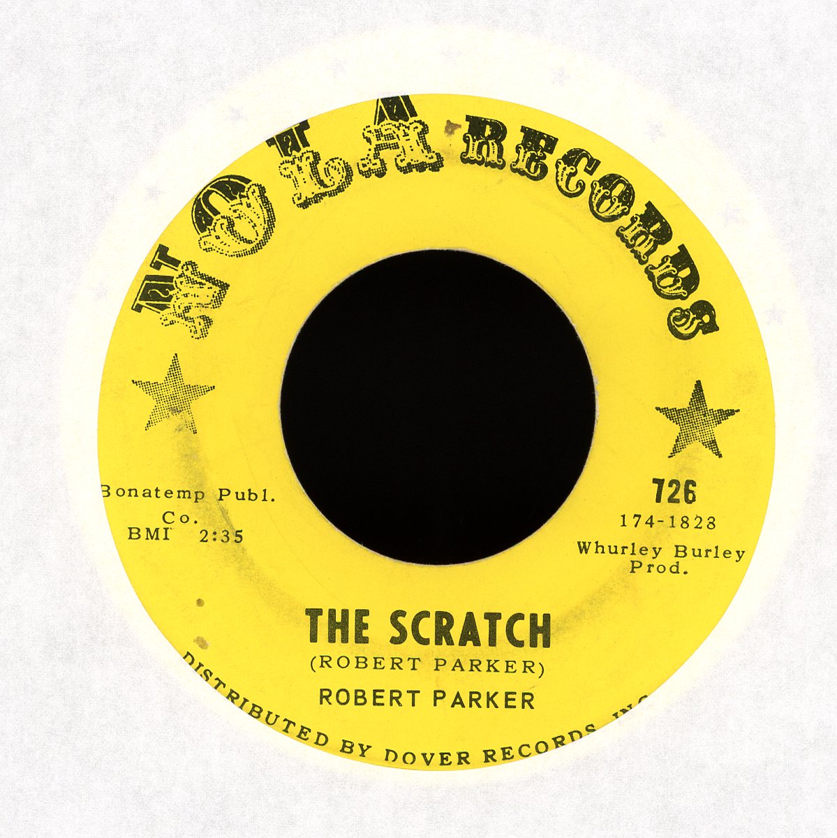 Robert Parker - Happy Feet / The Scratch on Nola Records Soul 45