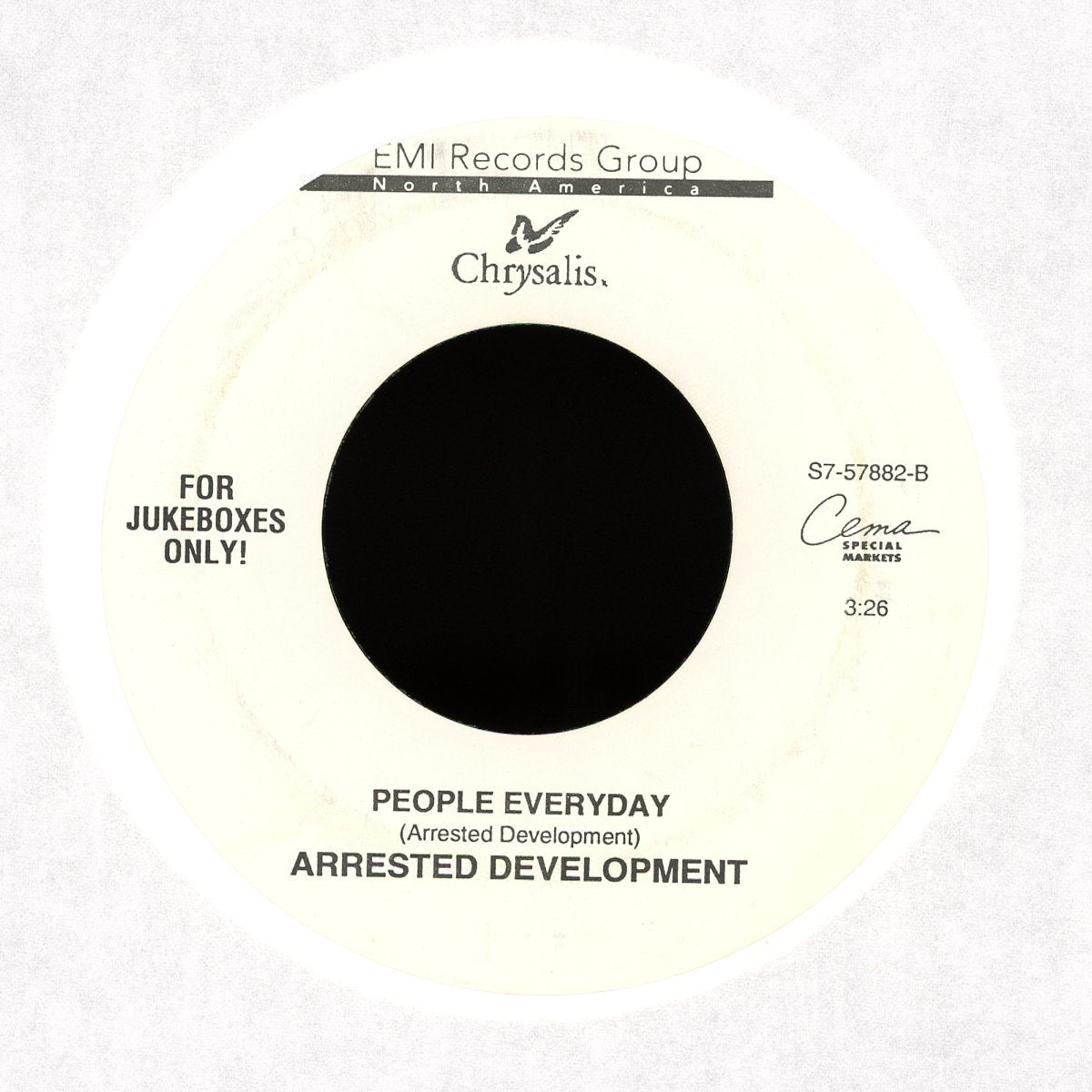 Arrested Development - People Everyday on EMI Hip Hop 45