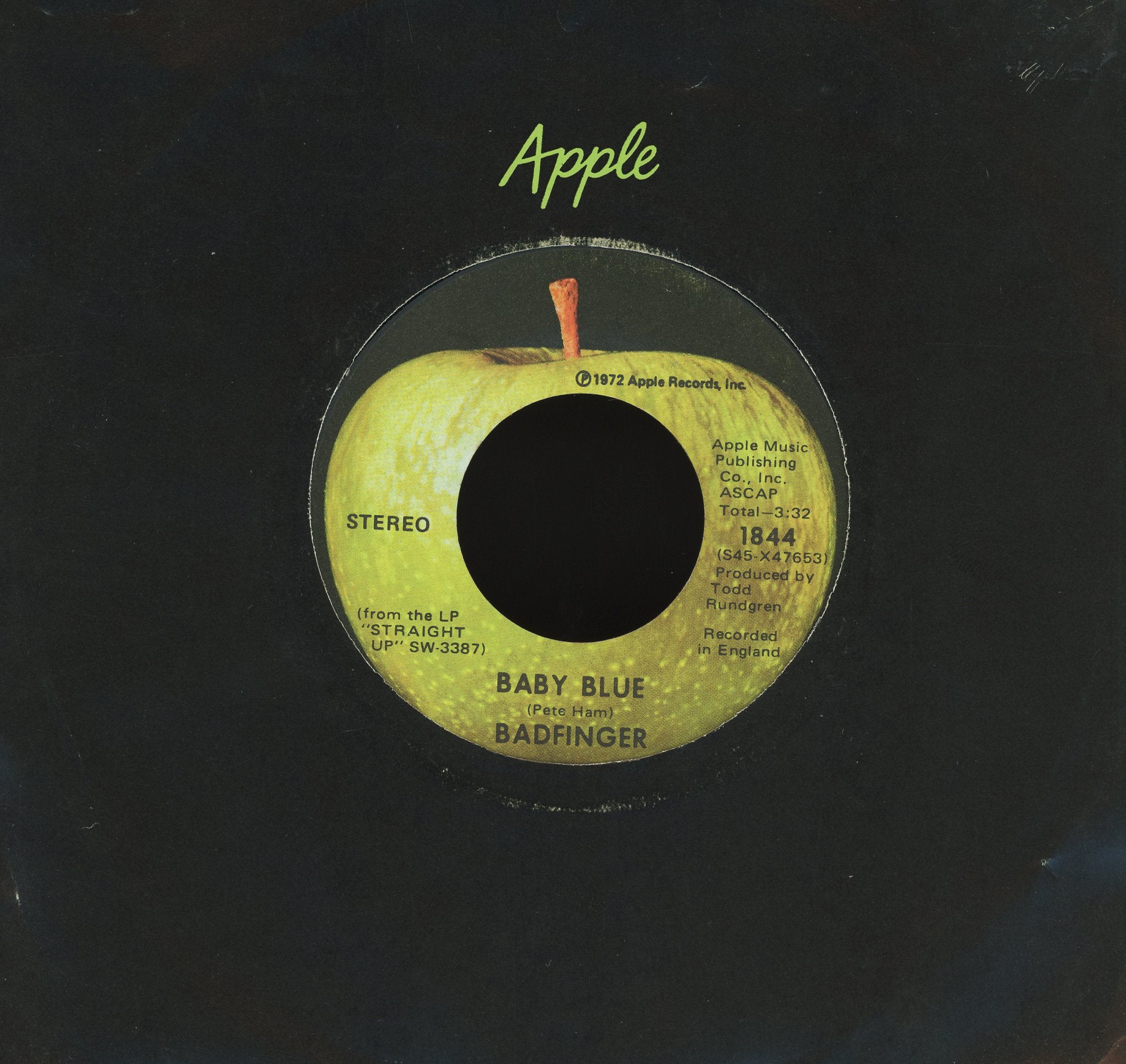 Badfinger - Baby Blue on Apple Records Rock 45