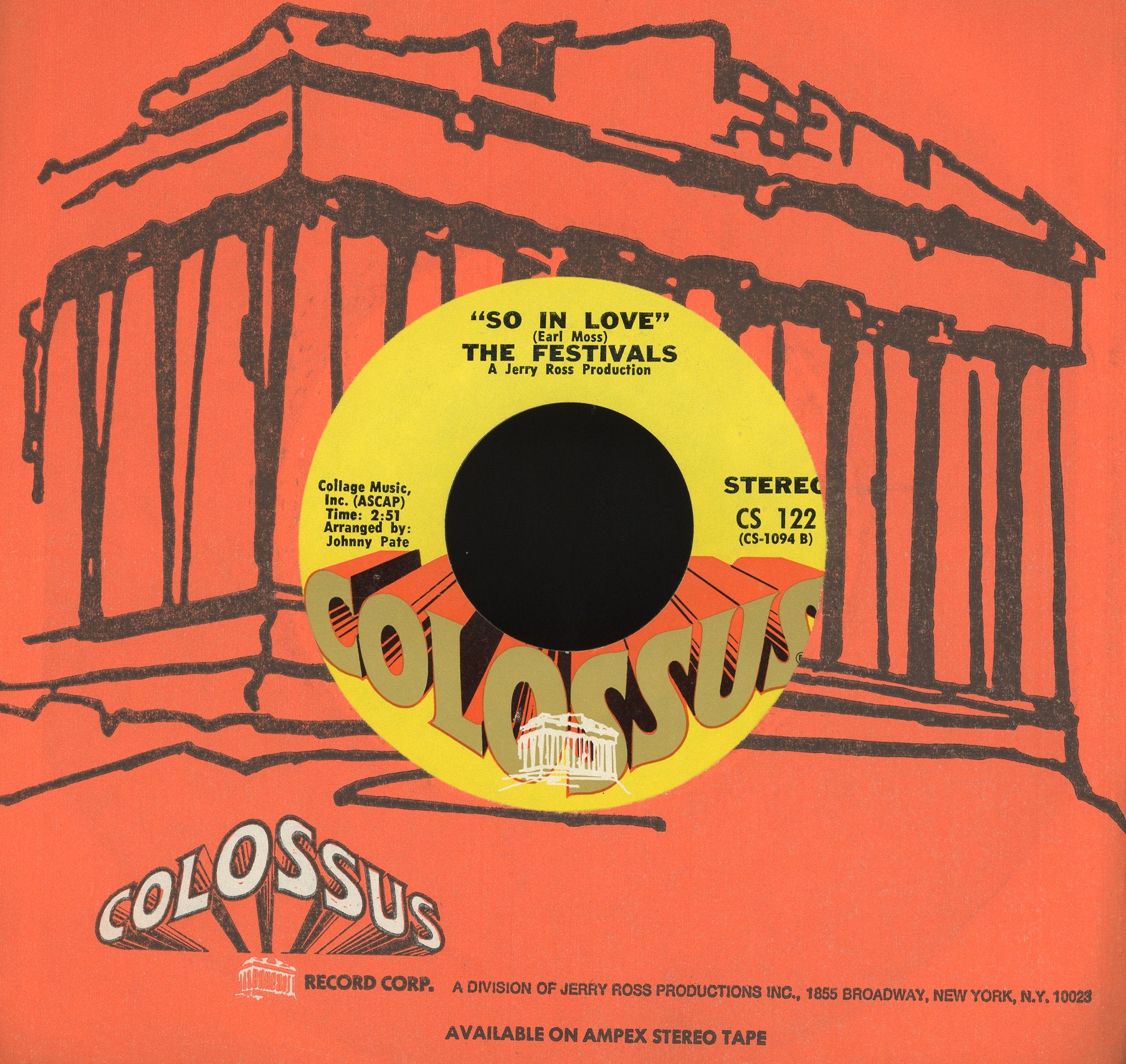 The Festivals - You're Gonna Make It on Colossus Soul 45