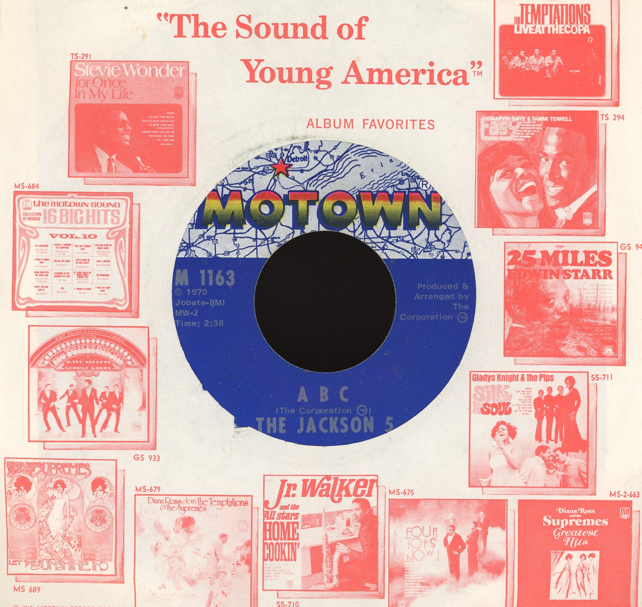 The Jackson 5 - A B C on Motown Soul 45