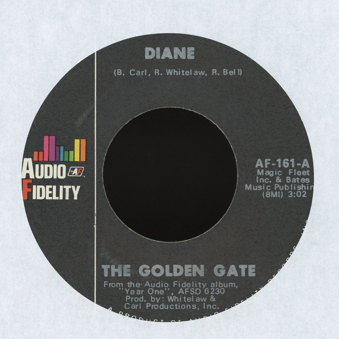 The Golden Gate - Diane / Make Your Own Sweet Music on Audio Fidelity Rock 45