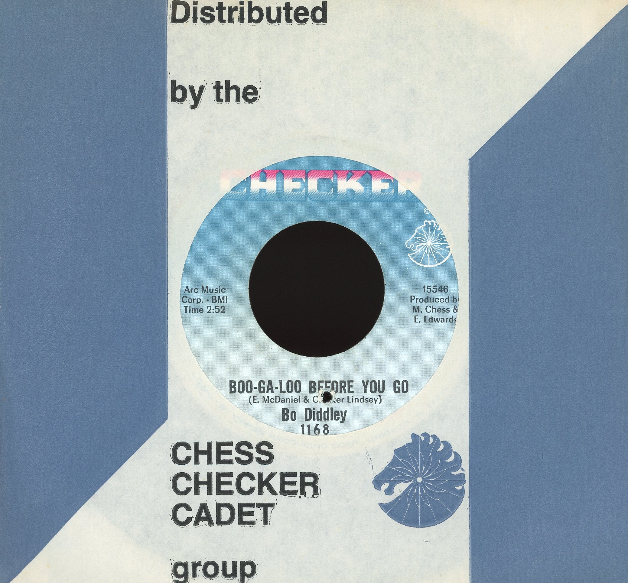 Bo Diddley - Wrecking My Love Life / Boo Ga Loo Before You Go on Checker R&B 45