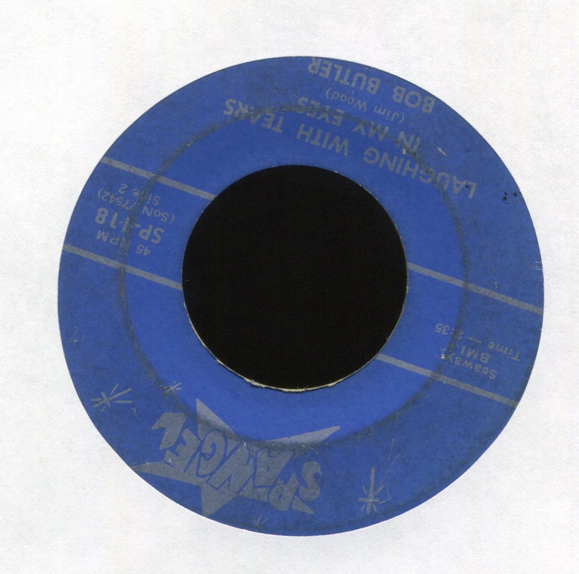 Robert Butler - You're Making A Fool Out Of Me on Spangel Rockabilly 45