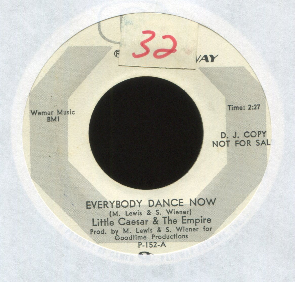 Little Caesar & The Empire - Everybody Dance Now on Cameo Parkway Promo Northern Soul 45