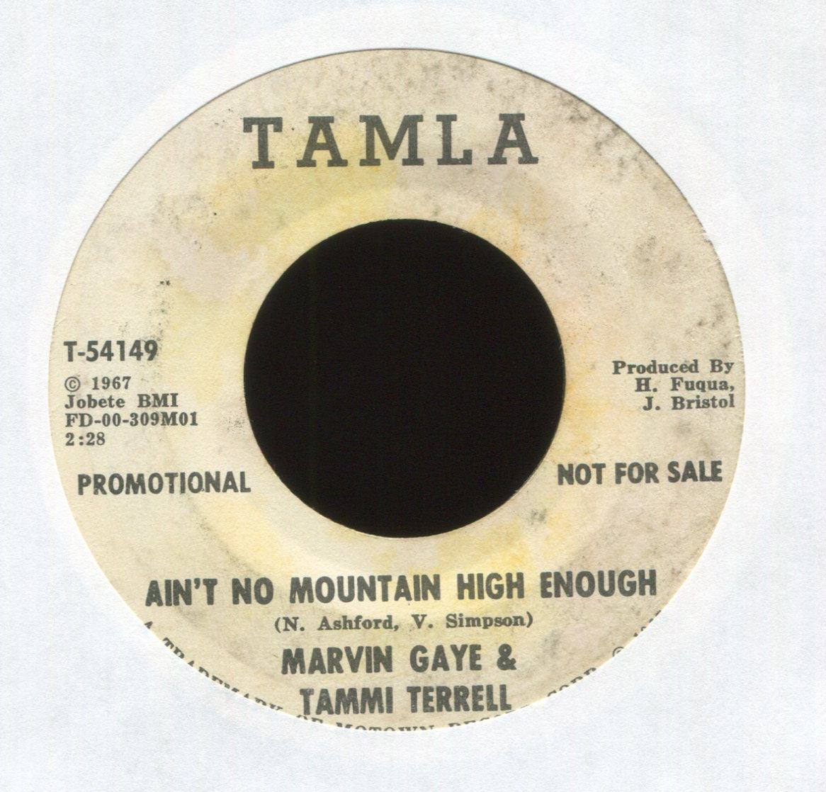 Marvin Gaye - Ain't No Mountain High Enough on Tamla Promo Northern Soul 45