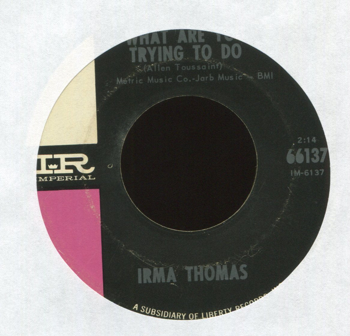 Irma Thomas - Take A Look on Imperial Northern Soul 45