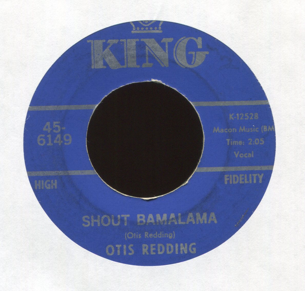 Otis Redding - Shout Bamalama on King R&B 45