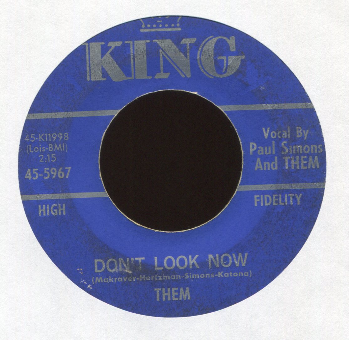 Them - Don't Look Now on King Garage 45