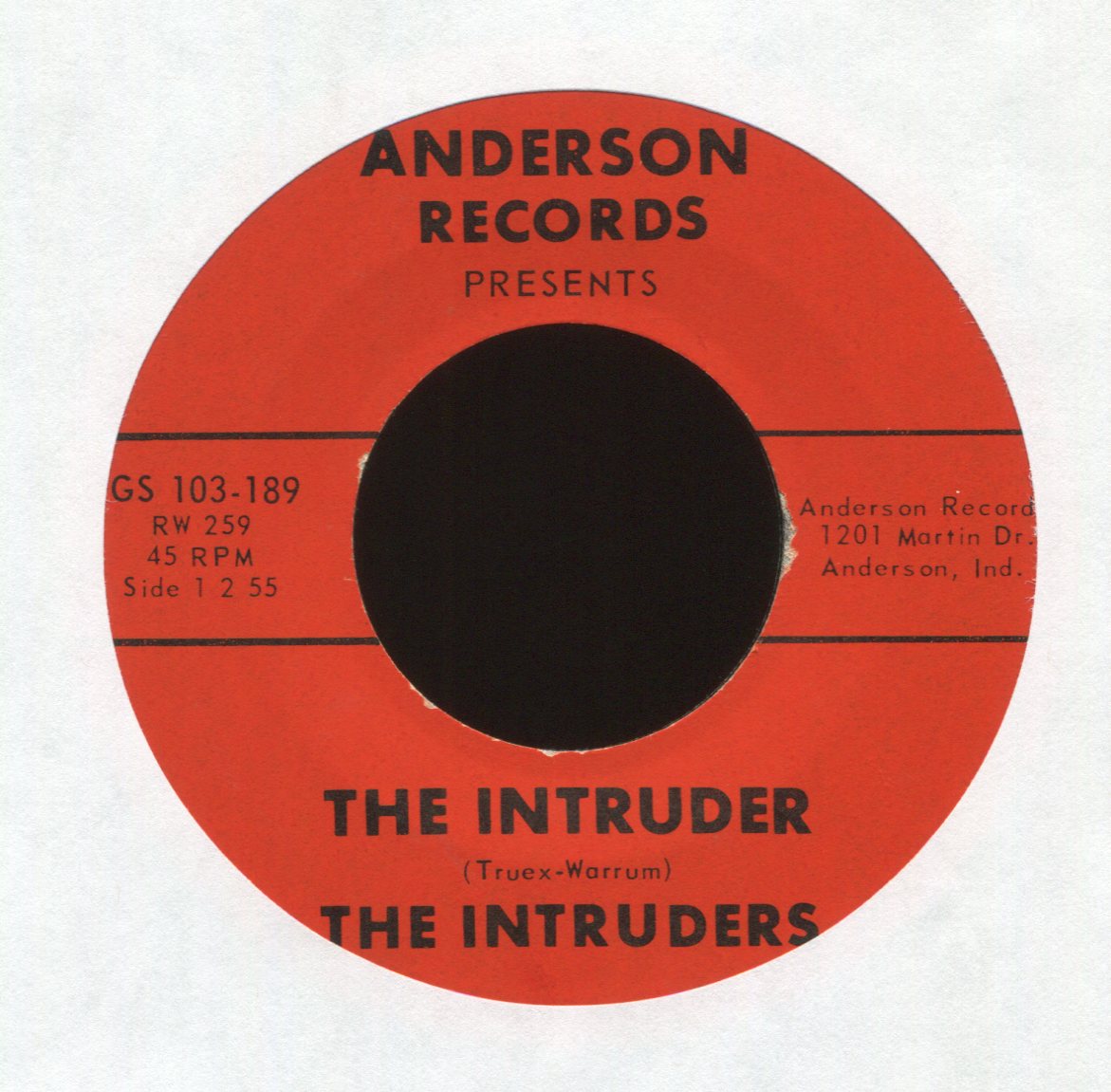 The Intruders - The Intruder on Anderson Instro Surf 45