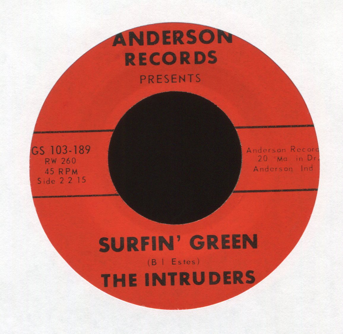 The Intruders - The Intruder on Anderson Instro Surf 45