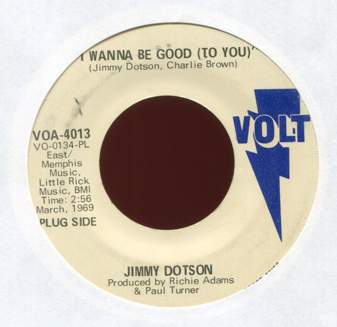 Jimmy Dotson - I Wanna Be Good (To You) on Volt Promo Northern Soul 45