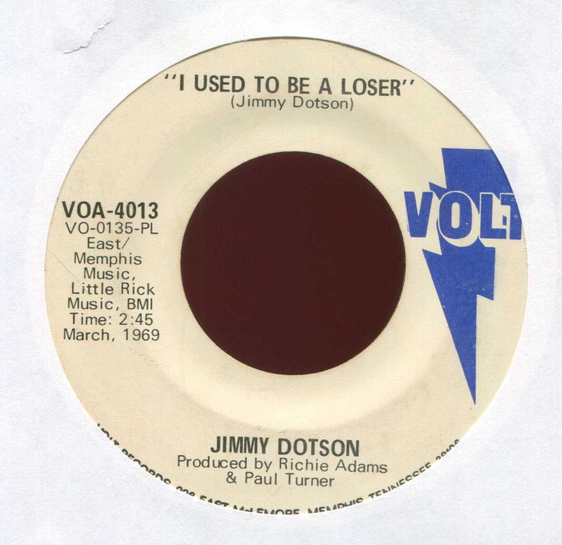 Jimmy Dotson - I Wanna Be Good (To You) on Volt Promo Northern Soul 45