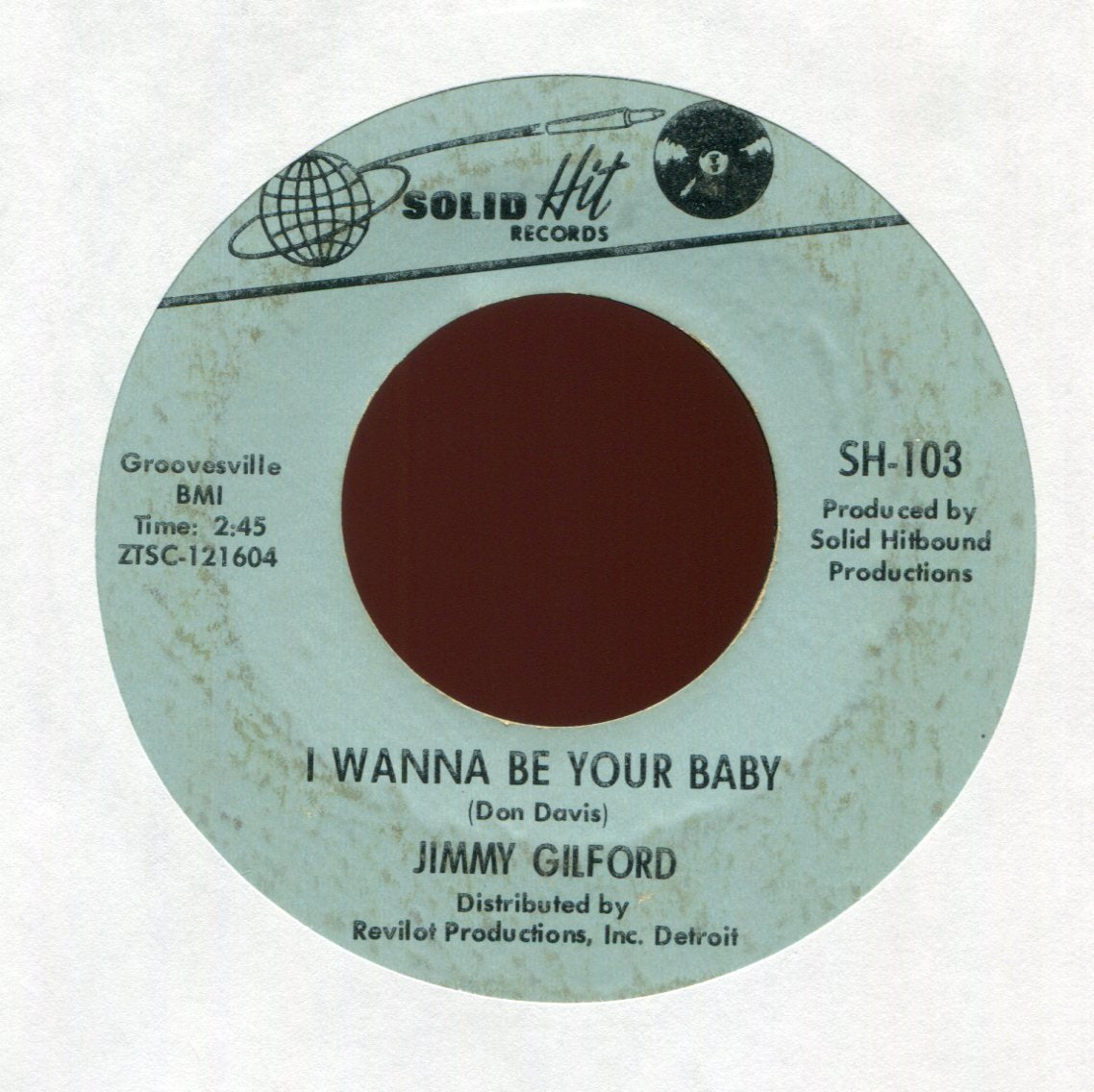 Jimmy Gilford - Heartbreaker on Solid Hit Northern Soul 45