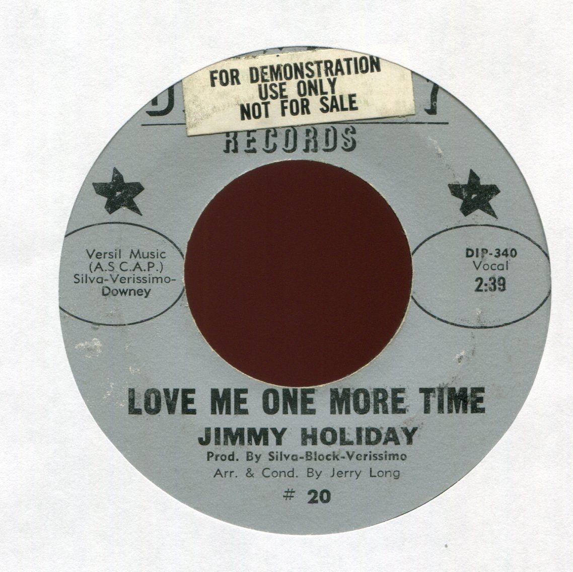 Jimmy Holiday - The New Breed on Diplomat Northern Soul 45