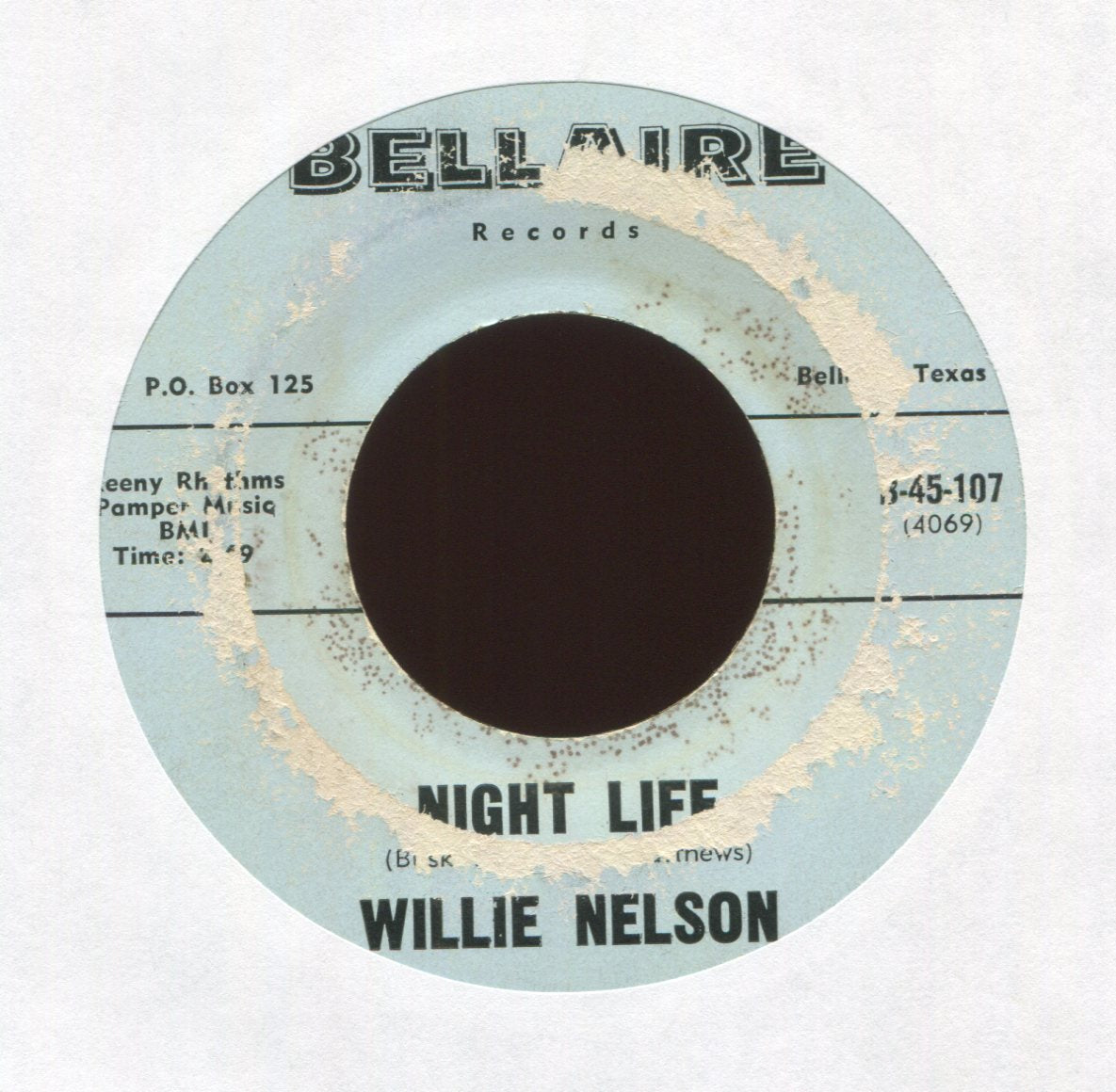 Willie Nelson - Night Life on Bellaire Country 45