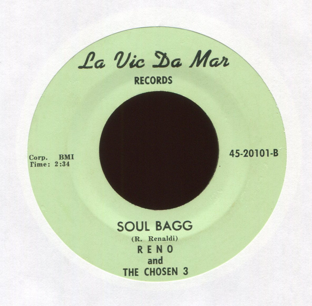 Reno & The Chosen Three - You Are My Sunshine on La Vic Da Mar Funk 45