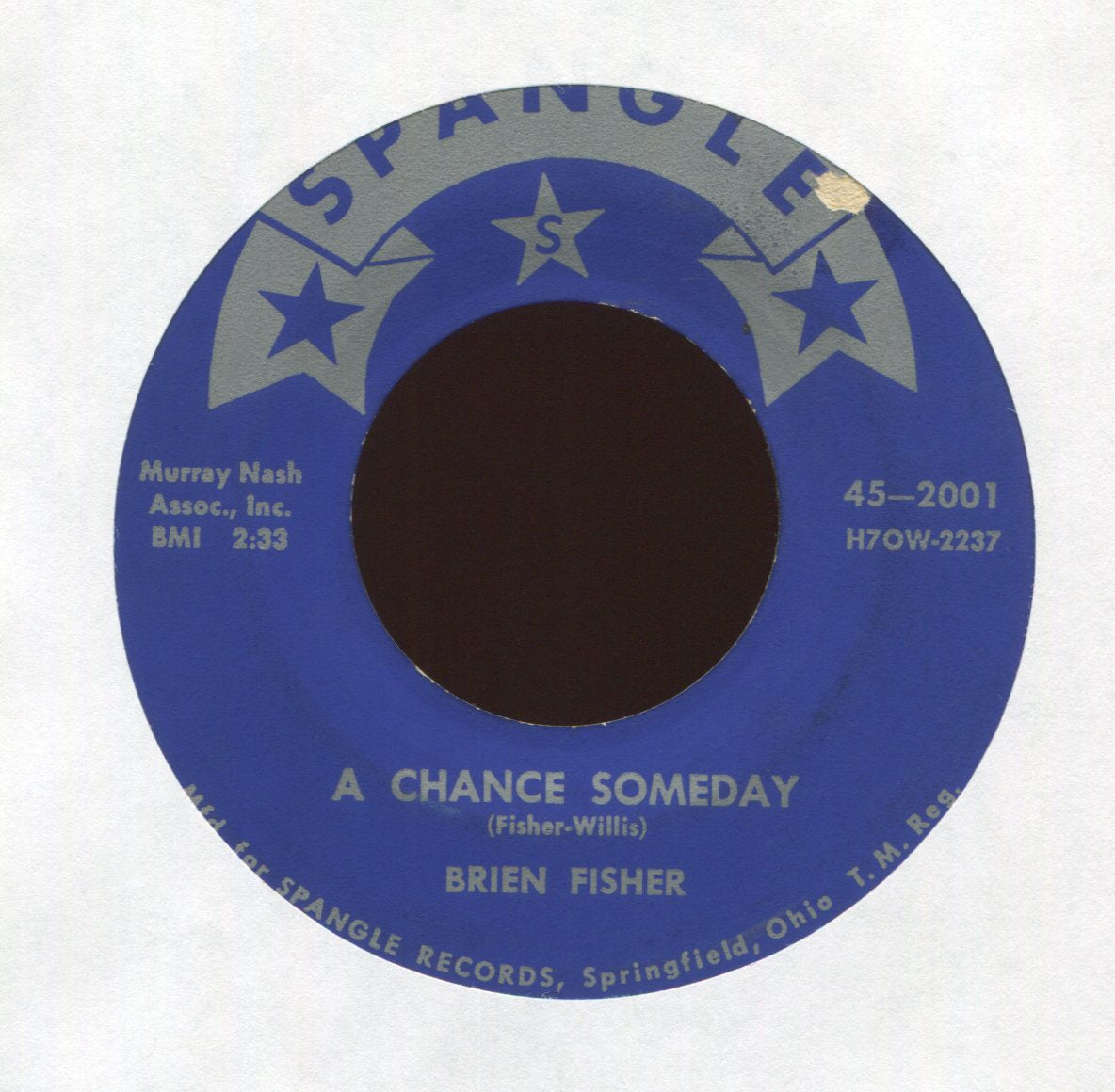 Brien Fisher - Fingertips on Spangle Rockabilly 45