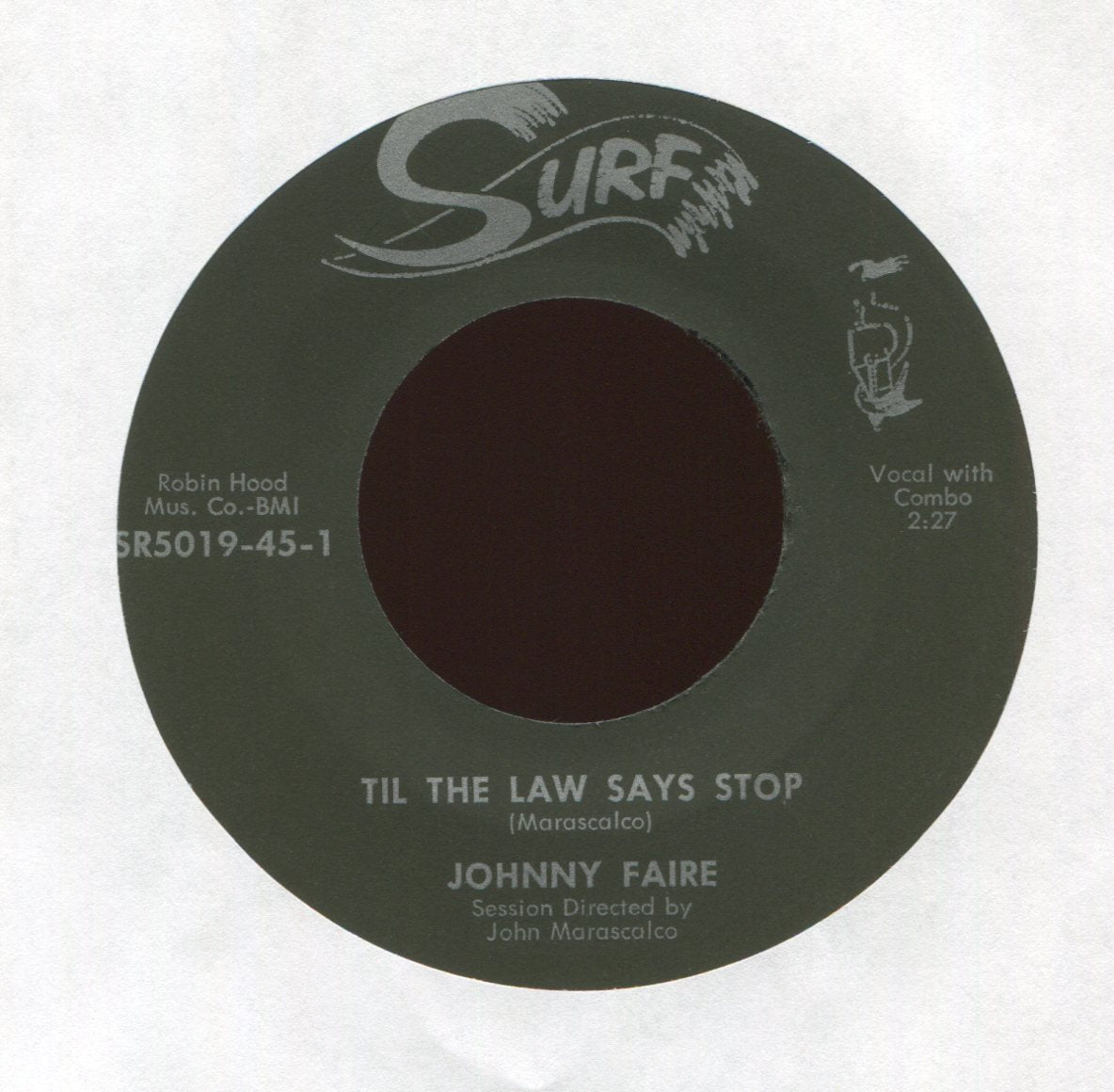 Johnny Faire - Bertha Lou on Surf Rockabilly 45