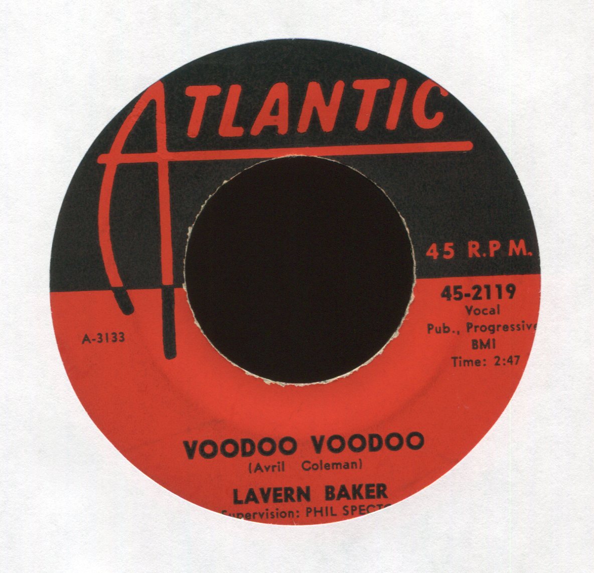 LaVern Baker - Hey, Memphis / Voodoo Voodoo on Atlantic R&B 45