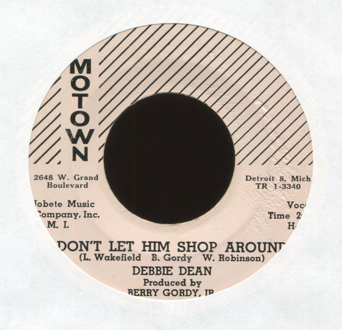 Debbie Dean - Don't Let Him Shop Around on Motown Northern Soul 45