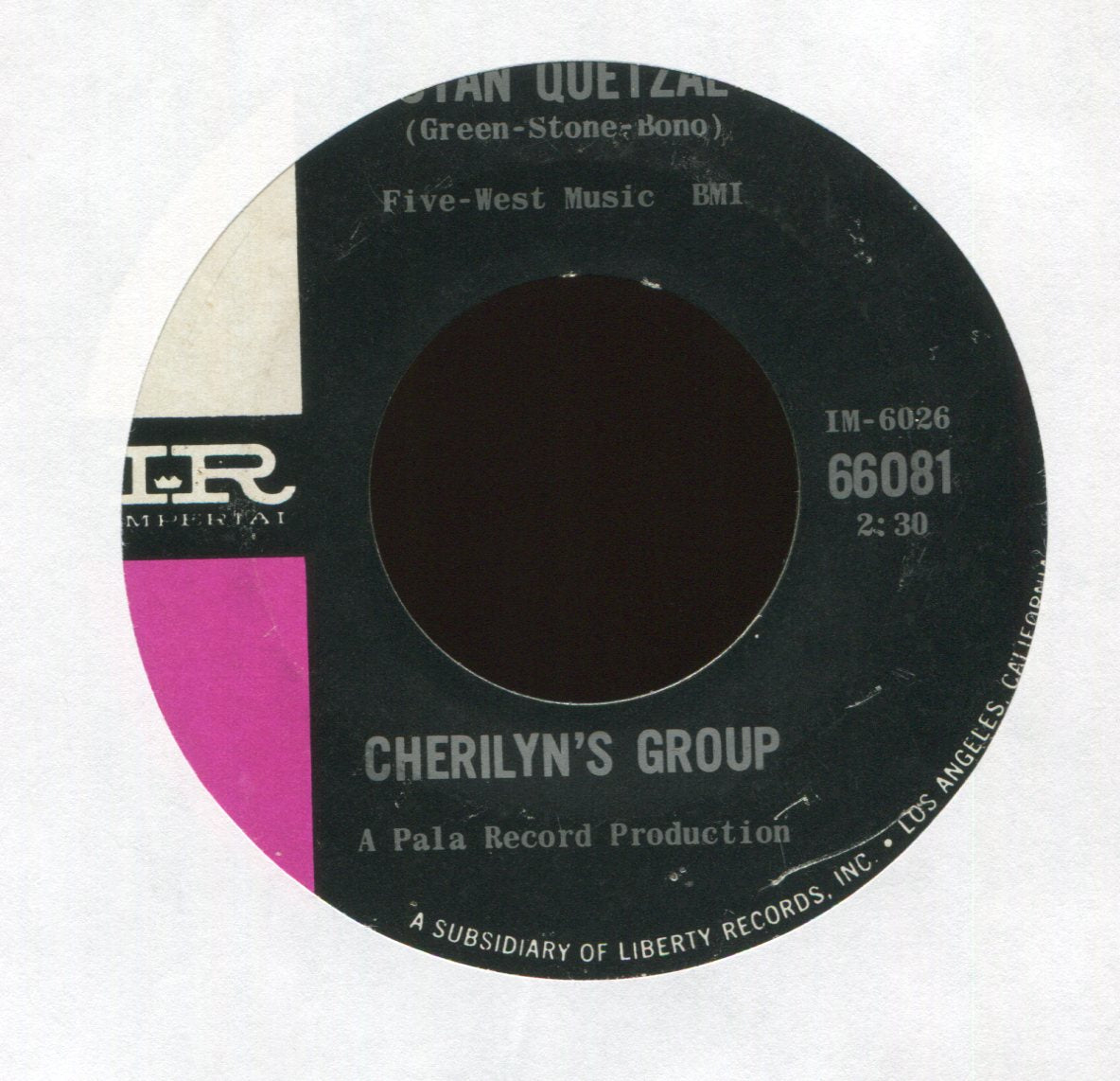 Cherilyn Sarkisian aka Cher - Dream Baby on Imperial R&B 45