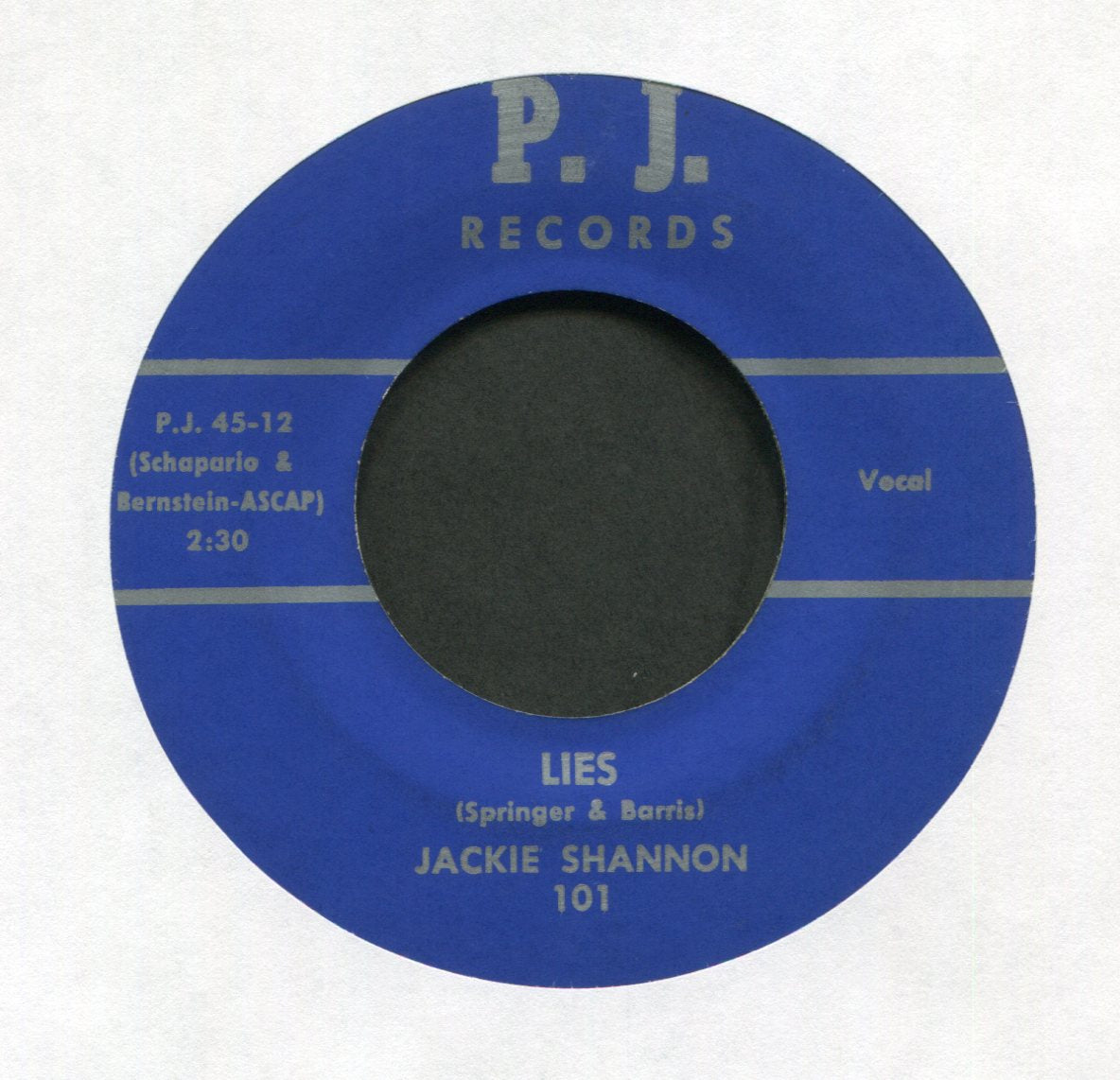 Jackie DeShannon - Trouble on P.J. Rockabilly 45