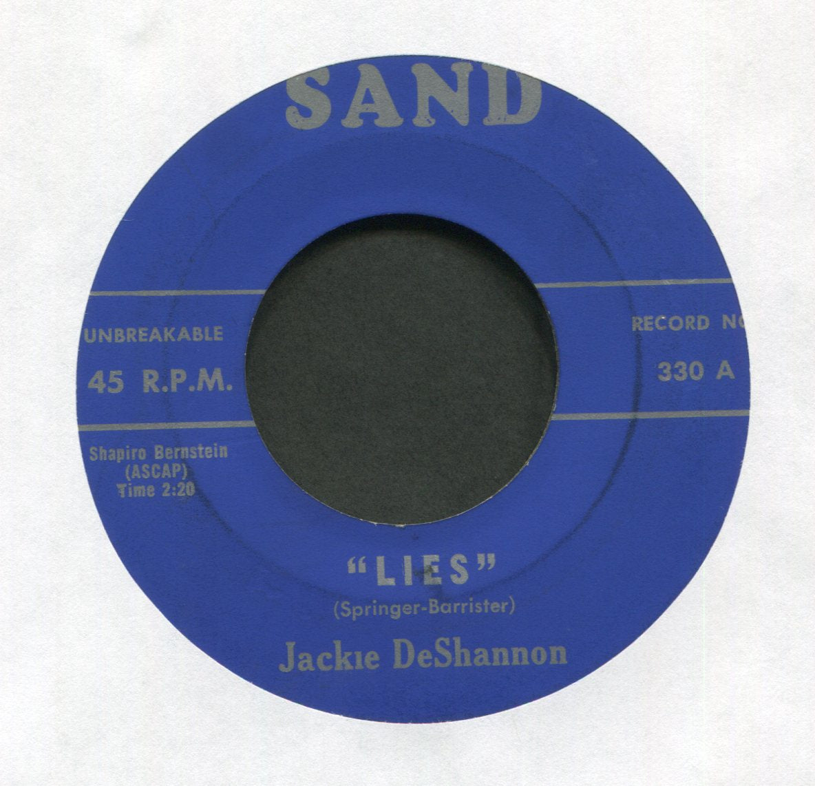 Jackie DeShannon - Trouble on Sand Rockabilly 45