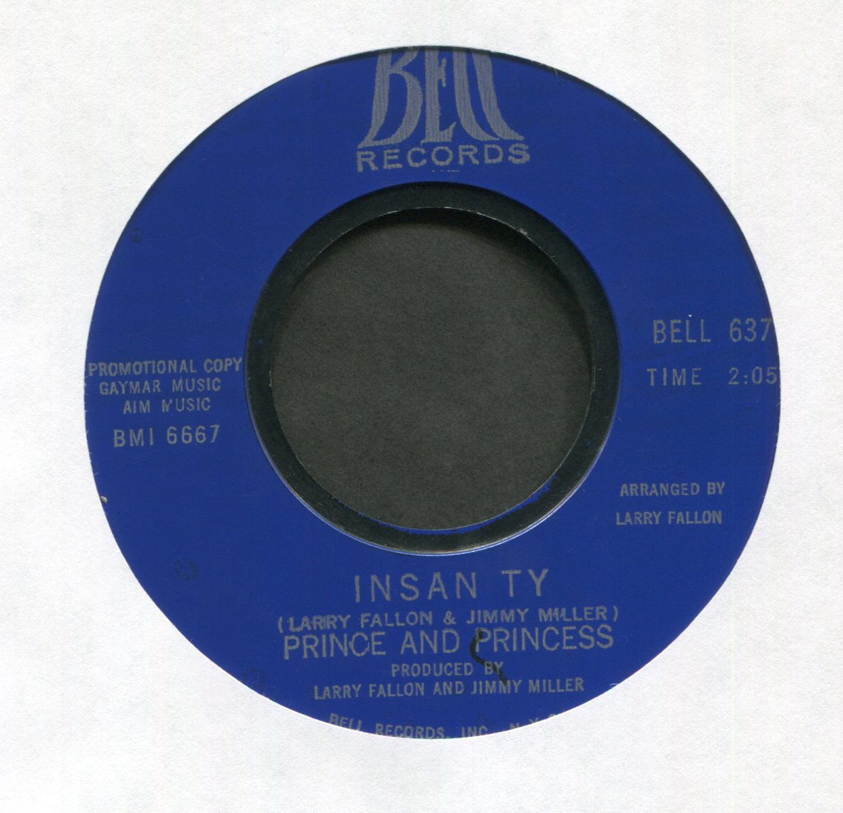 Prince And Princess - Stick Together on Bell Northern Soul 45