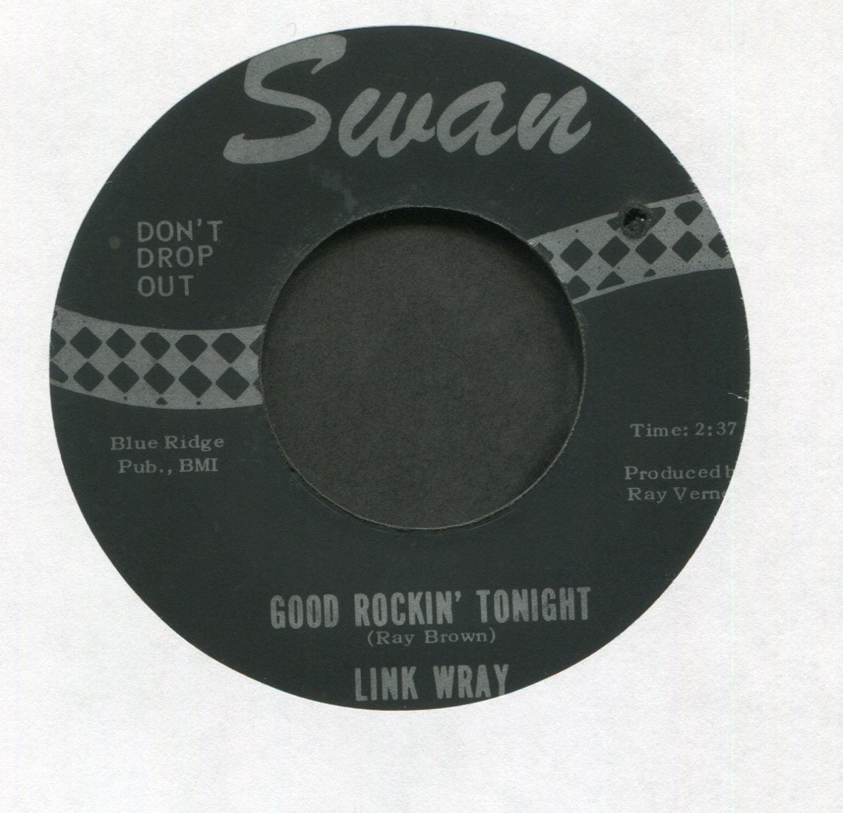 Link Wray - Good Rockin' Tonight on Swan Rockabilly Garage 45