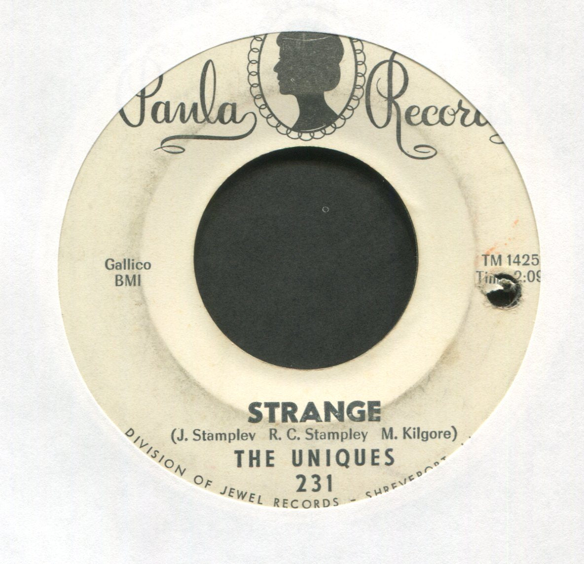 The Uniques - You Ain't Tuff on Paula Promo Garage 45