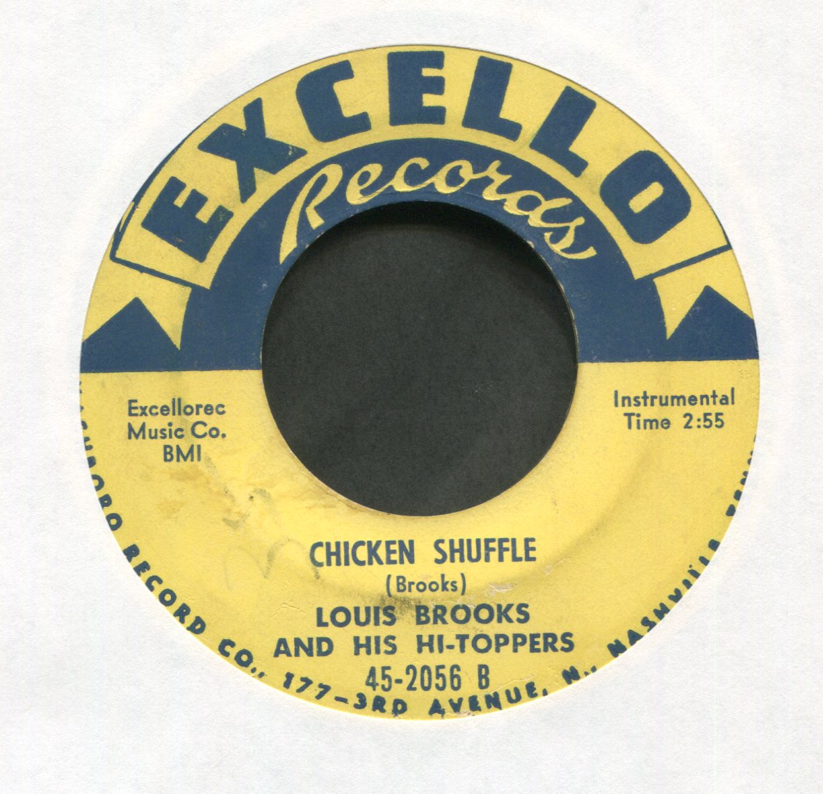 Louis Brooks And His Hi-Toppers - It's Love Baby (24 Hours A Day) on Excello R&B 45