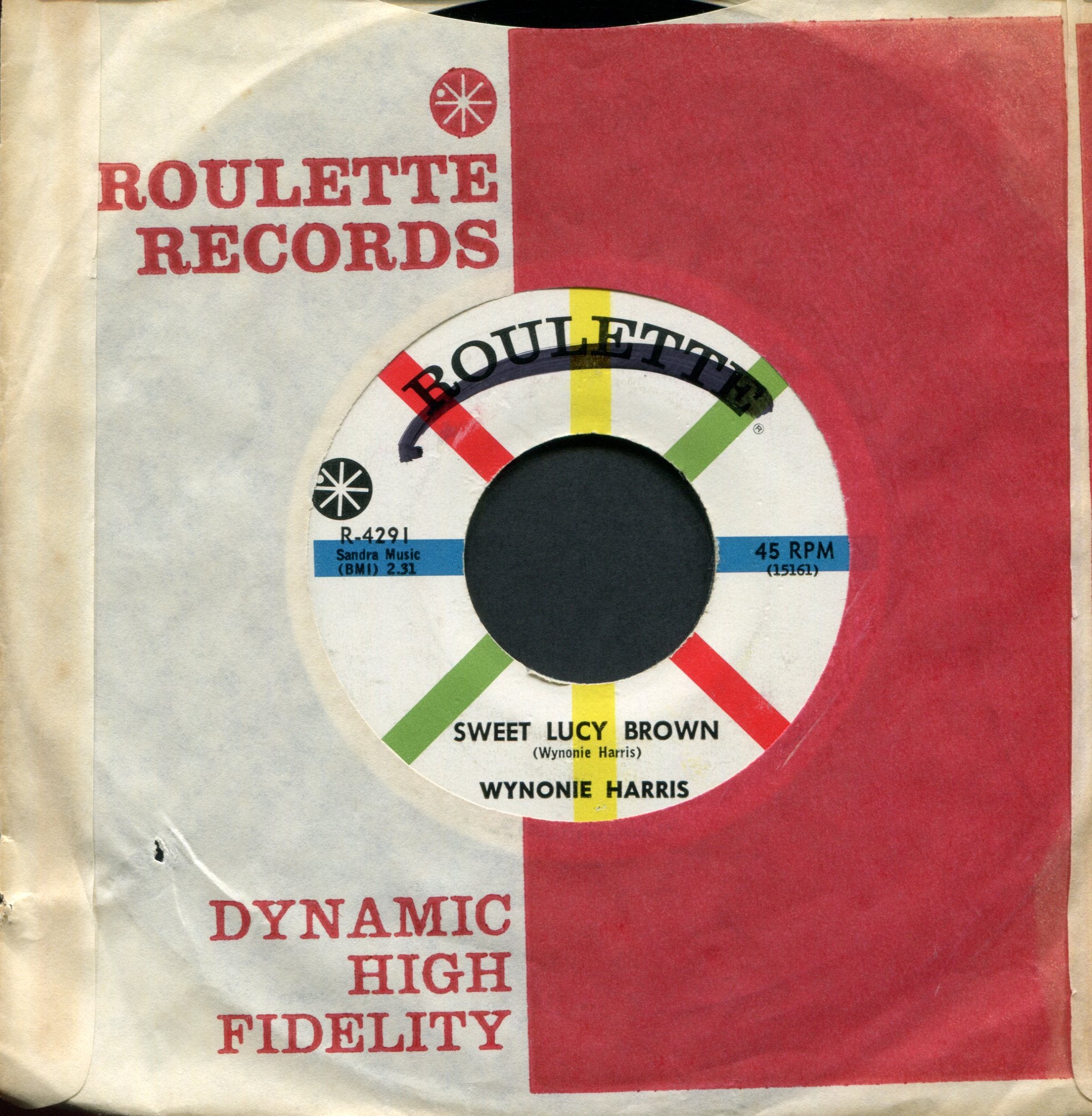 Wynonie Harris - Sweet Lucy Brown on Roulette R&B 45