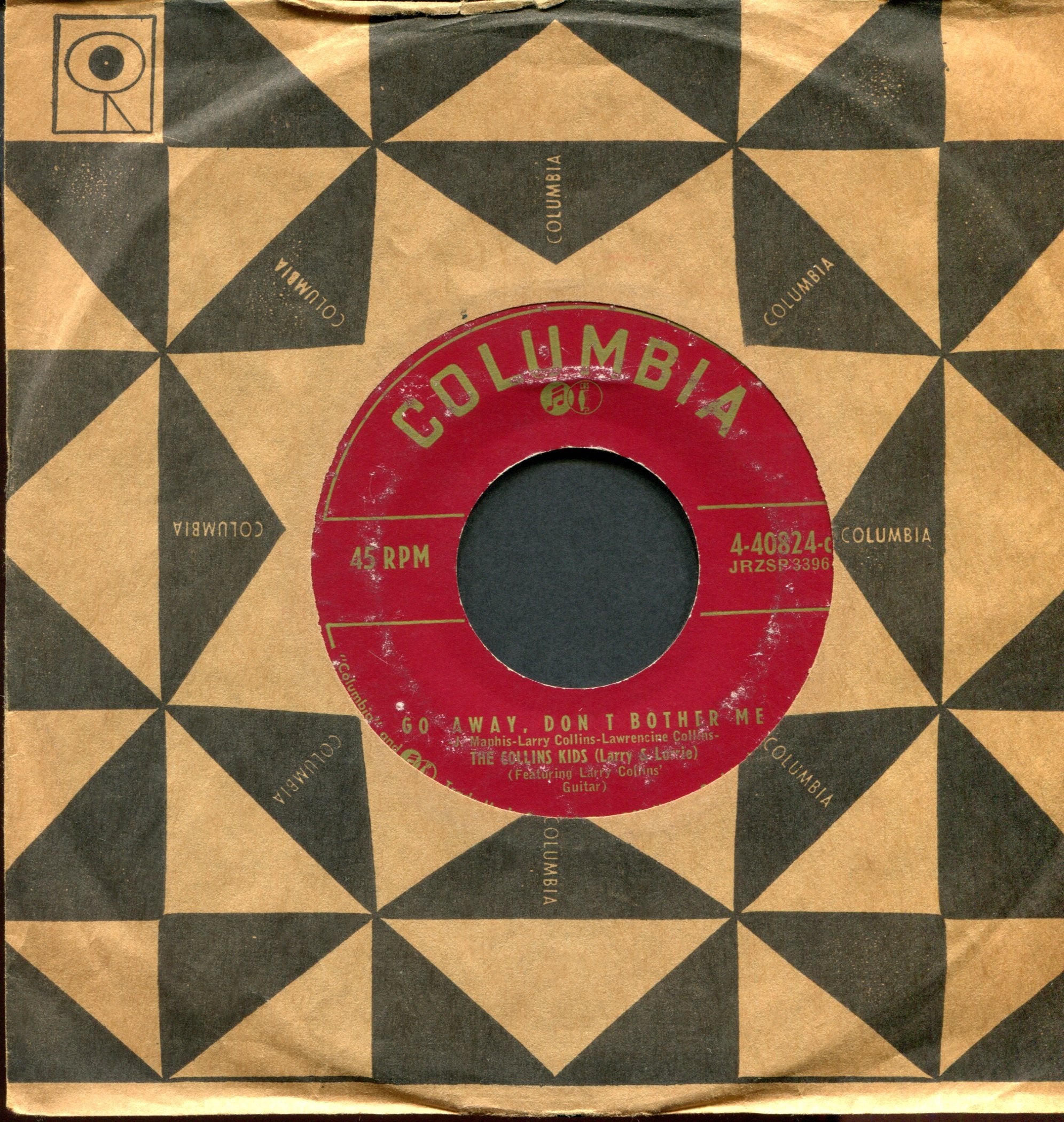 The Collins Kids - Move A Little Closer on Columbia Rockabilly 45