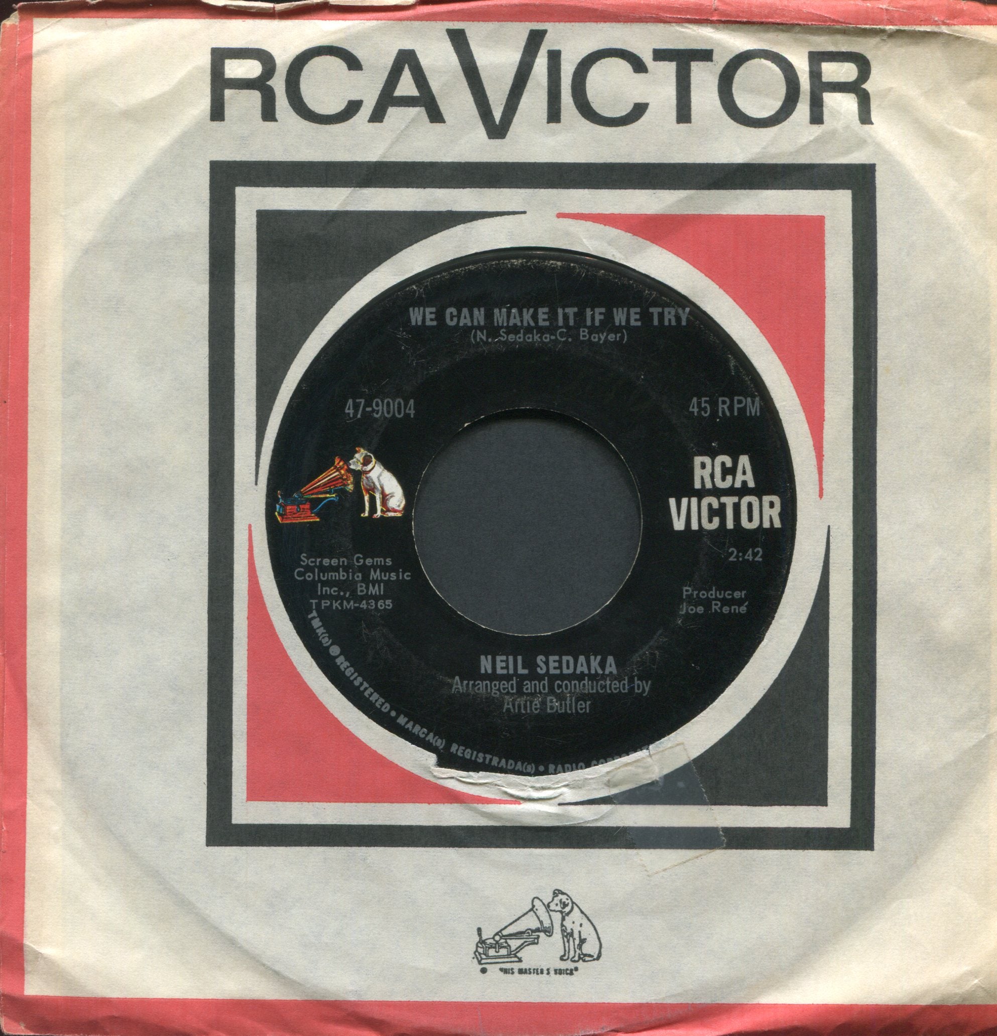 Neil Sedaka - Too Late on RCA Northern Soul 45