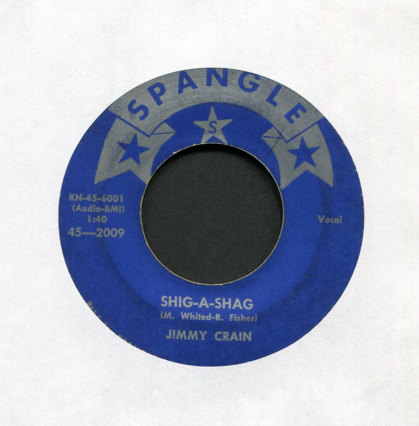 Jimmy Crain - Shig-A-Shag on Spangle Rockabilly 45