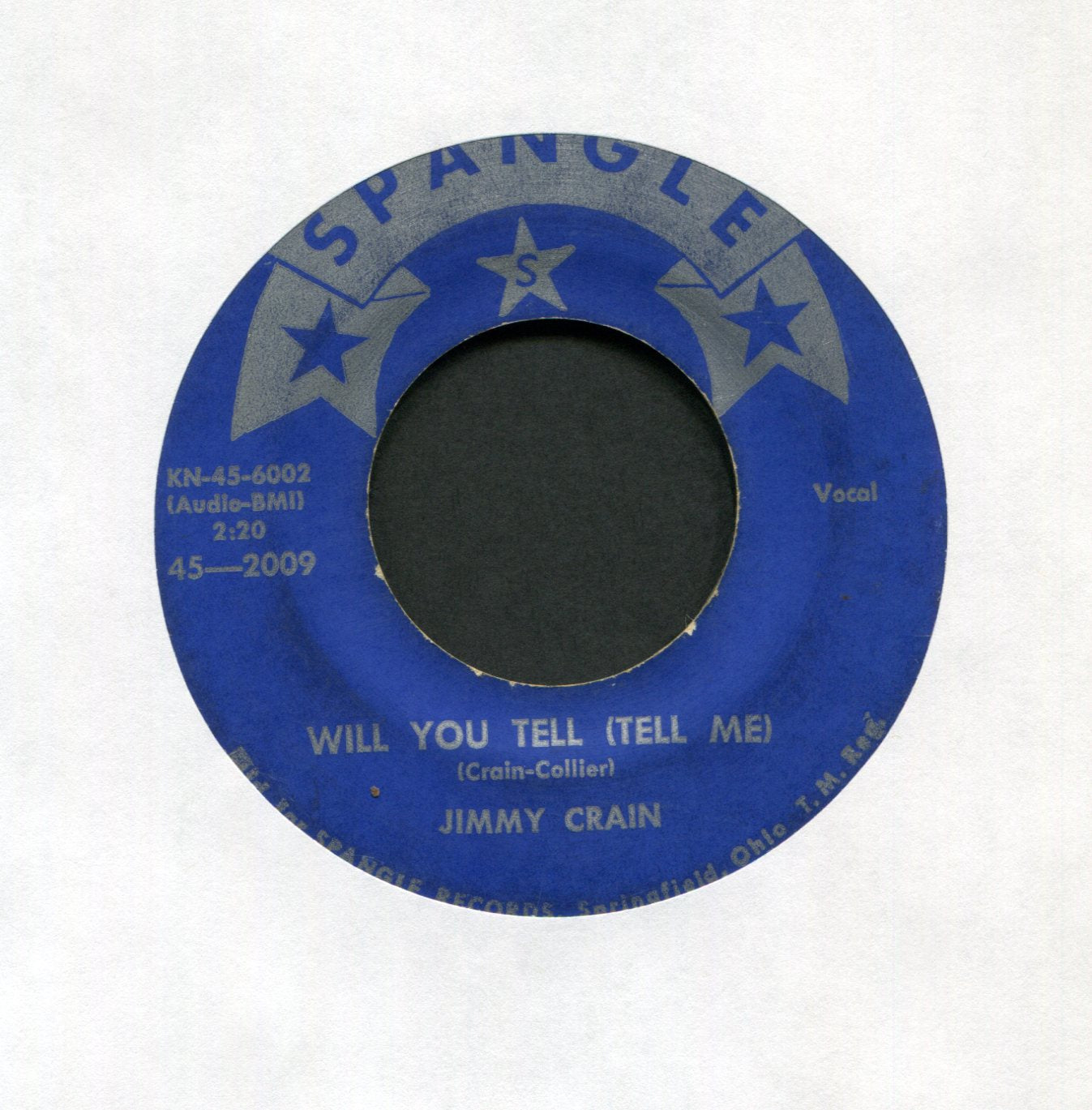 Jimmy Crain - Shig-A-Shag on Spangle Rockabilly 45