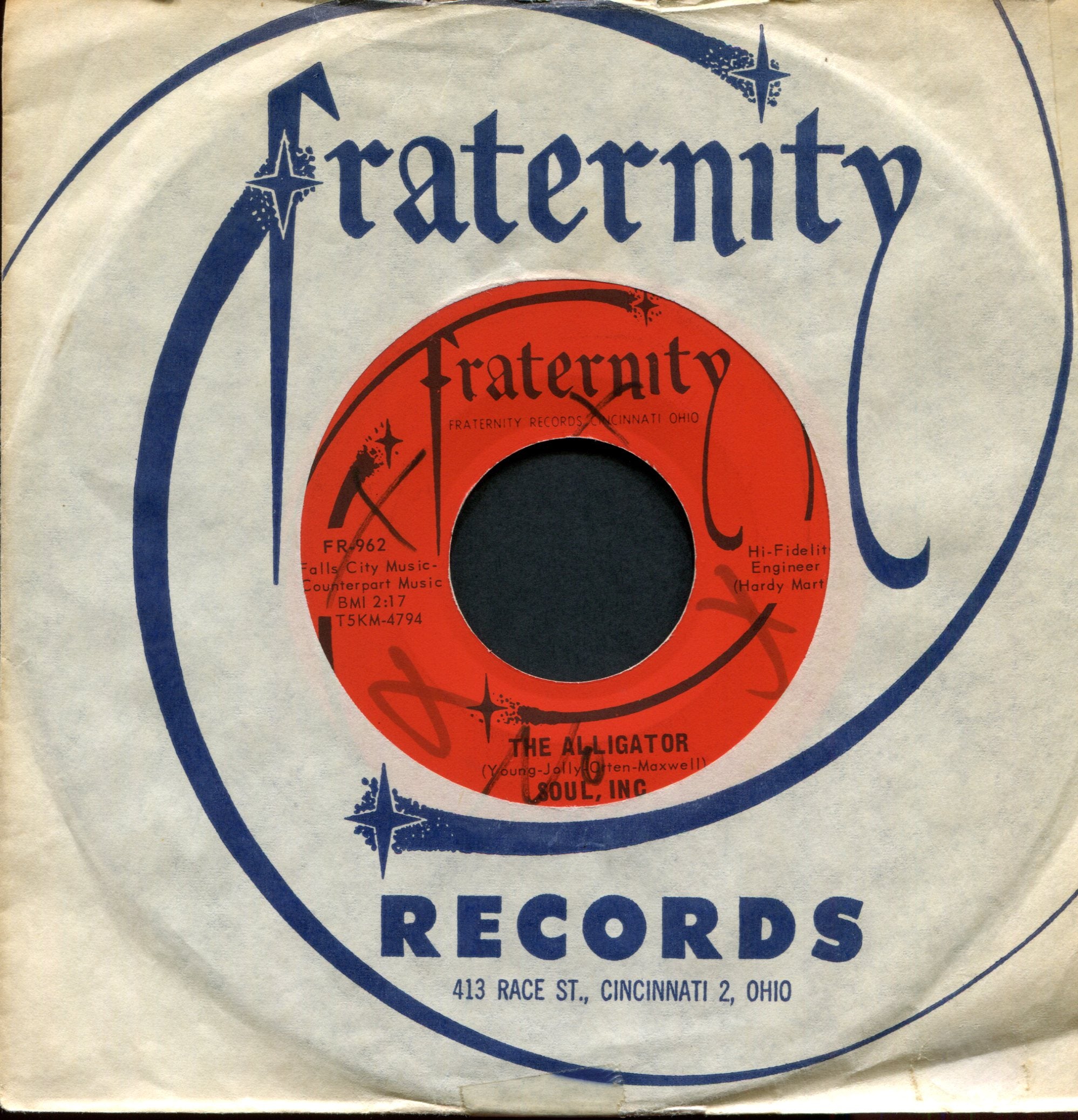 Soul, Inc. - The Alligator on Fraternity Garage 45